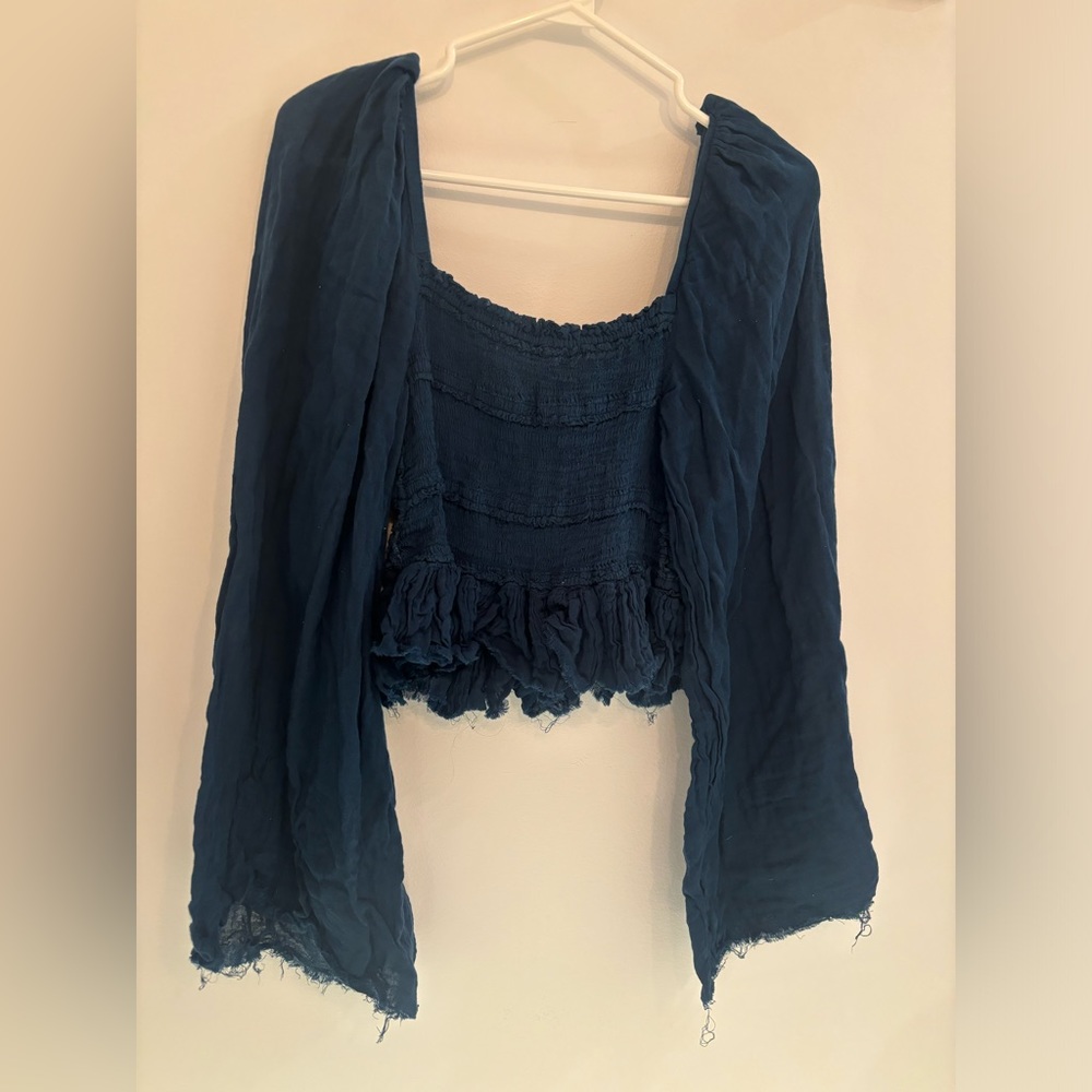 ‼️SOLD‼️ Free People Ruffle Peplum Top